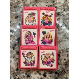 Vintage BARBIE FUN STAMPER SET 1990s 6 Stamp Set